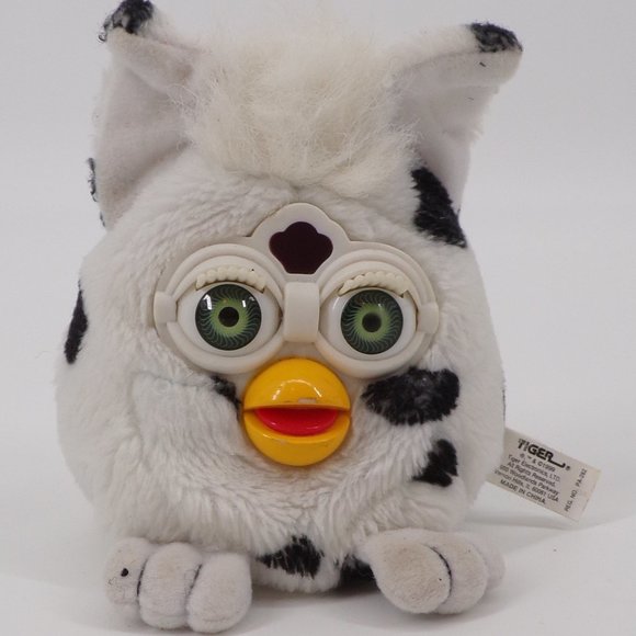 Tiger Electronics Furby Buddies Other - Vintage 1999 Furby Plush Buddies - Dalmatian w/White and Black Spots